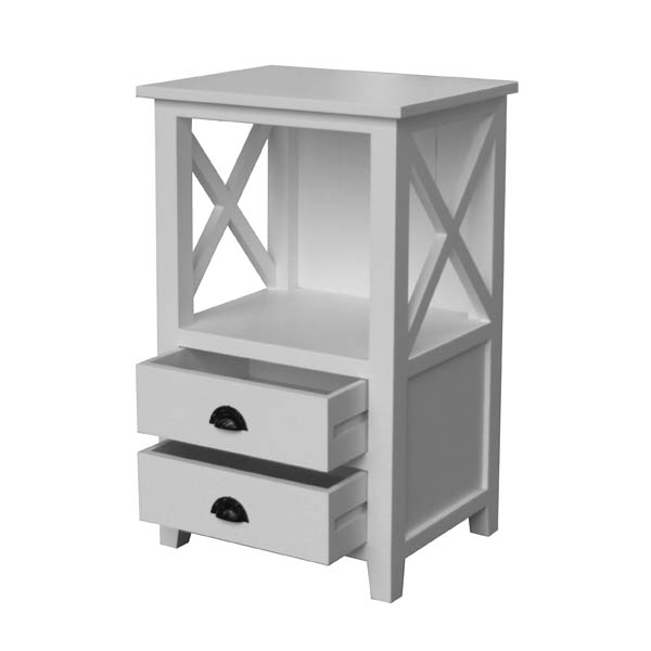 white nightstand